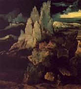 Saint Jerome in a Rocky Landscape Joachim Patenier
